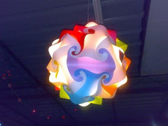 Radiant Lamp Round jigsaw lamp in multi color RL-20