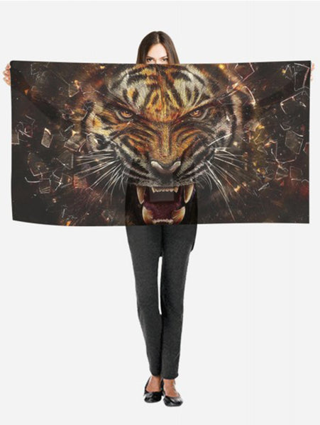 ANGRY LION DIGITAL SCARVE