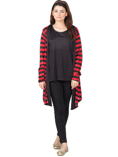 STYLISH STRIPED CARDIGAN -A&G-55