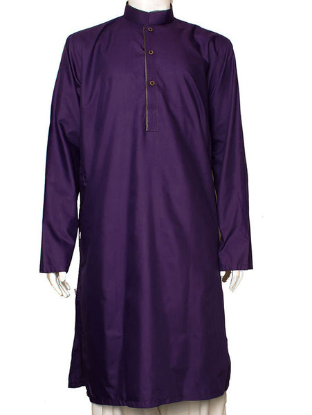 Afreen's Collection Purple Stitched Kurta-Ac 171