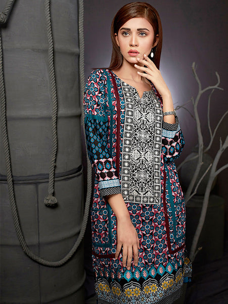 Bashir Ahmad Premium Embroidered Kurtis-PEK-02B