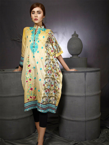 Bashir Ahmad Premium Embroidered Kurtis-PEK-03A