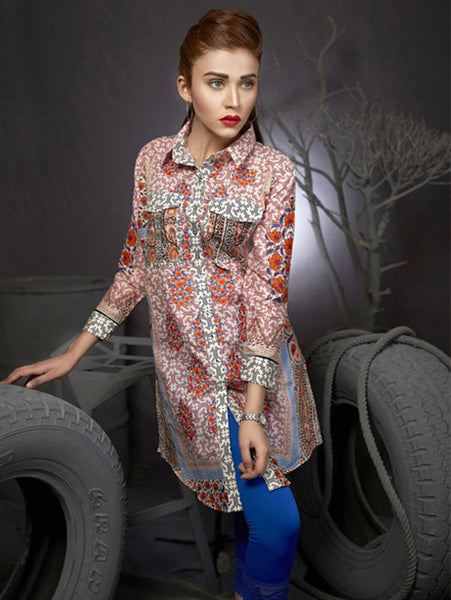 Bashir Ahmad Premium Embroidered Kurtis-PEK-04B