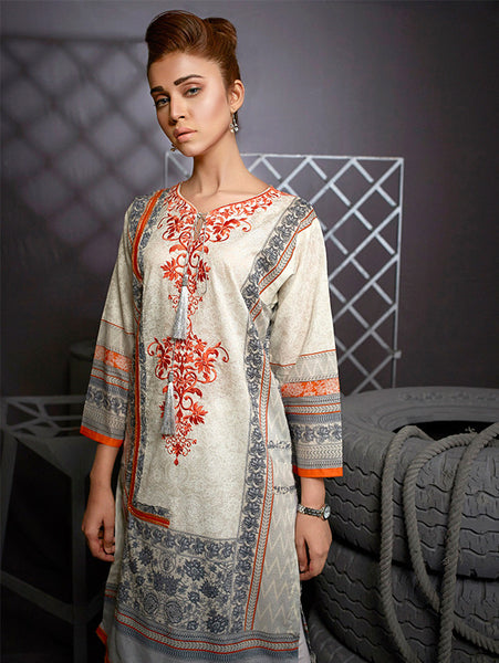 Bashir Ahmad Premium Embroidered Kurtis- PEK-06A