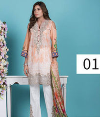 Baroque Summer Lawn Eid Collection 2016-Baroque 01 Exotic Bloom