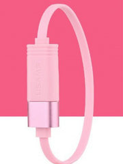 Usams U-Loop Bracelet USB Cable (L=20cm) - Pink-4711