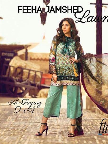 Feeha Jamshed Premium Lawn 2016 Design 2-A