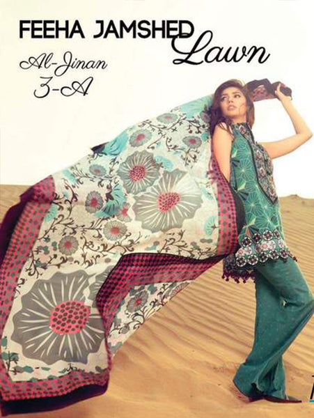 Feeha Jamshed Premium Lawn 2016 Design 3-A