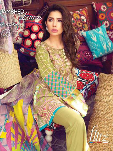 Feeha Jamshed Premium Lawn 2016 Design 5-B