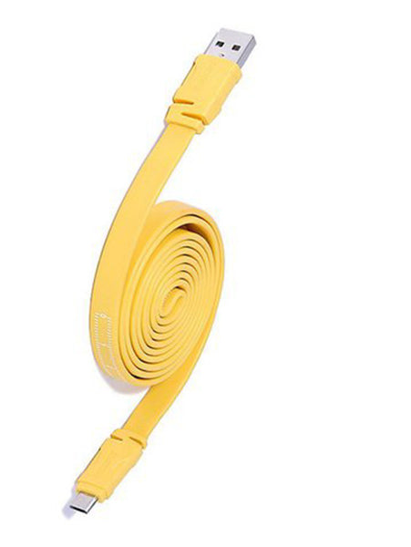 Remax Micro Scale Cable Series for Smartphones - Yellow- 521