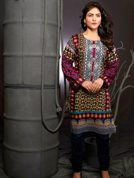 Bashir Ahmad Premium Embroidered Kurtis- PEK-02A