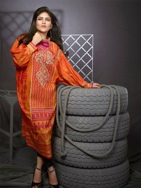 Bashir Ahmad Premium Embroidered Kurtis-  PEK-08A