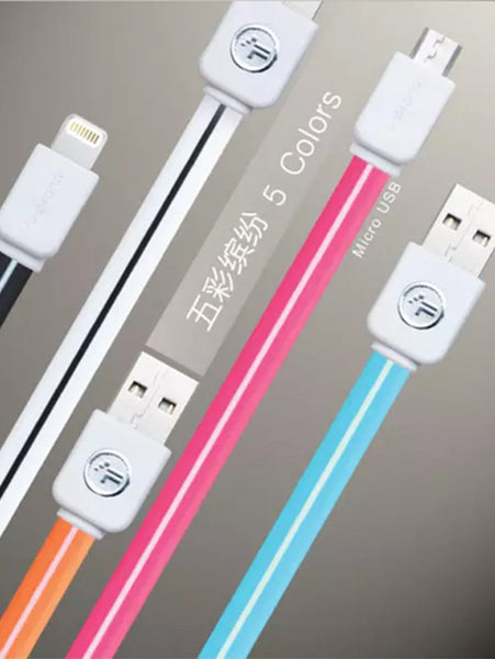 fshang Over Speeding Double Sided Lightning Cable For iPhone - Pink- fsoslgp