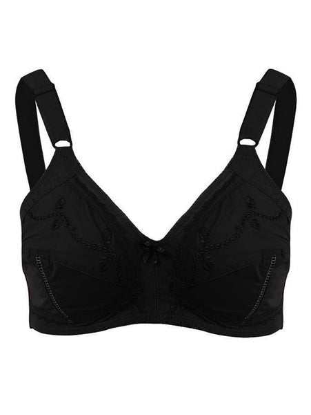 Espico International Black Cotton Comfee Bra-ES292FADBGL9PKFAS