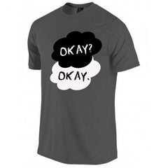 Men's Okay? Grey T-shirt- FZ-62