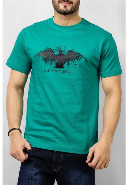 Men's Sea Green  T-Shirt -FZ-6