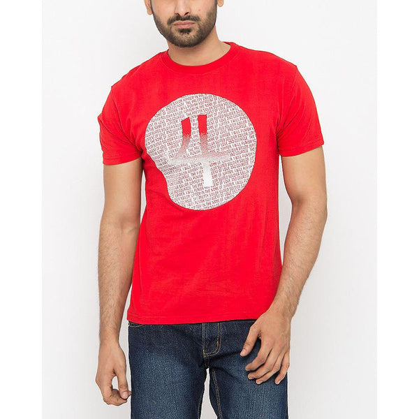 Men's 4 Red Style T-shirt- FZ-71