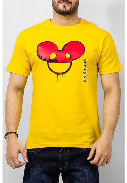 Men's  Yellow T-Shirt -FZ-7