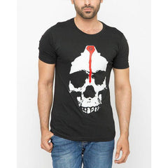 Men's skeleton Black T-shirt- FZ-82