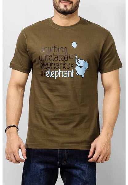 Men's  Elephant  T-Shirt -FZ-8