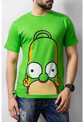 Men's  Simpsons Homer Huge Face T-Shirt - FZ-9