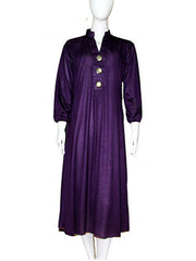 Button Airline Stylish Kurti -Gx-Purple