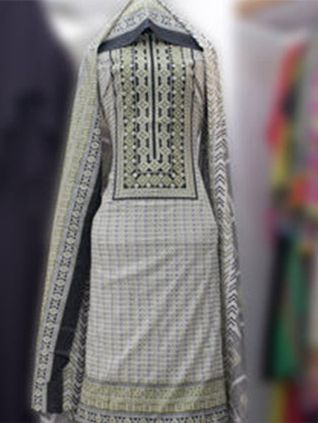 Bin Saeed Embroidered Lawn Collection-Bin Saeed 12