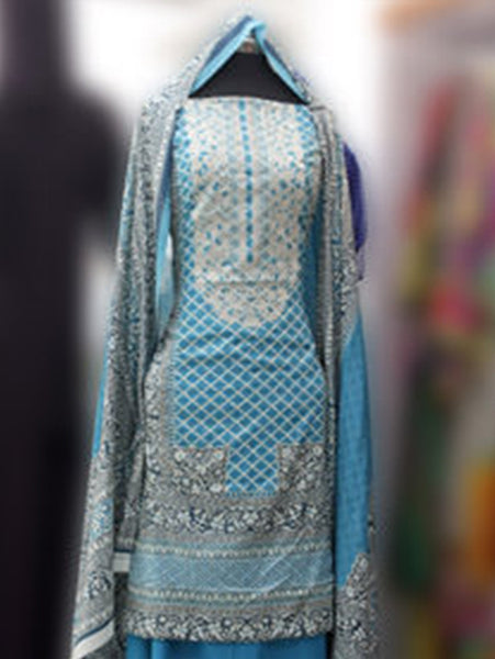 Bin Saeed Embroidered Lawn Collection-Bin Saeed 01