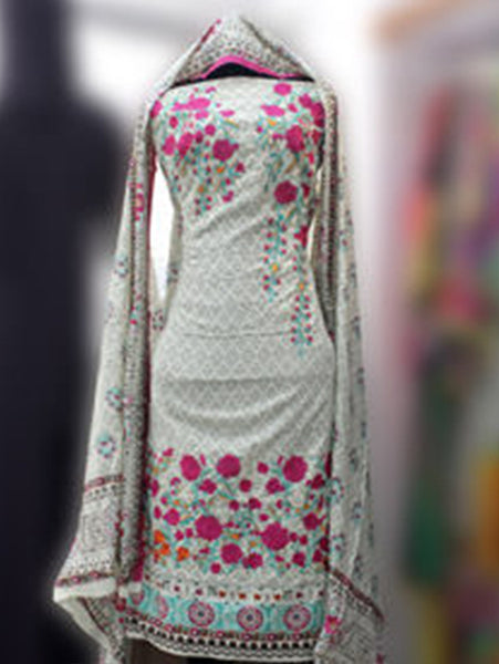 Bin Saeed Embroidered Lawn Collection-Bin Saeed 02