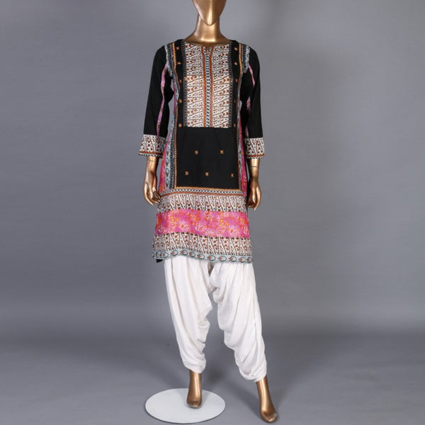 Embroidered Printed Kurta- 4047