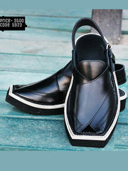 Runway- The Handmade Peshawari Chappal (100% Leather)-5923