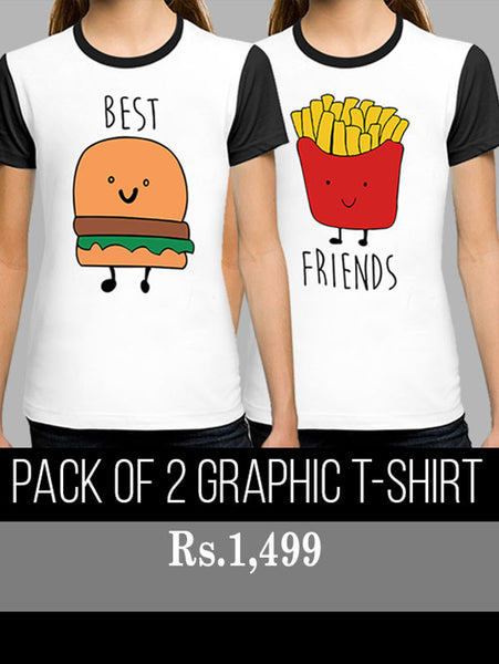 PACK OF 2 GRAPHIC T-SHIRTS - TWH-12