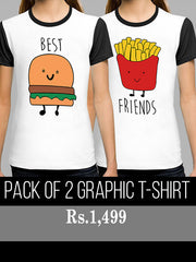 PACK OF 2 GRAPHIC T-SHIRTS - TWH-12