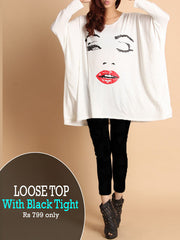 LOOSE TOP With Black Tight - VDTX-77