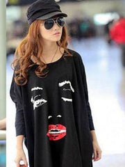 Loose Women's Top - Black - RWY-LT-06