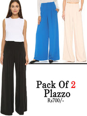 Pack Of 2 Plazzo pants -VDTX-LT-34