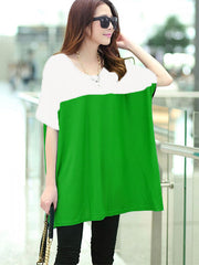 Green LOOSE WOMEN'S TOP - VDTX-79