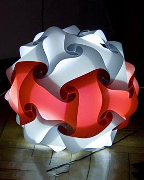 Radiant Lamps Rl-012 - Radiant Lamps - White with Red-Rl-012