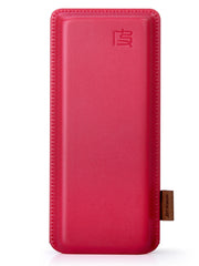 SOLOCAR Upower PI 10000 mAH Leather Power Bank - Red- scup40