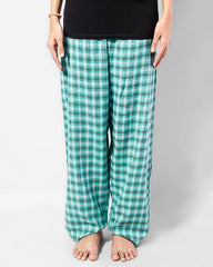 Valerie Sea Green 100% Cotton Yarn Dyed Flannel Pajama-va-133