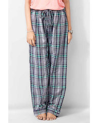 Valerie Green Cotton Checkered Sleepwear Pajamas-va-139