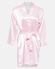 Valerie Pink Polyester Gown for Women-va-68